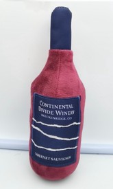 Wine Bottle Dog Toy